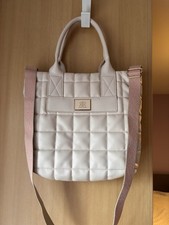 River Island Women's Handbag Faux Leather With Removable Straps Beige