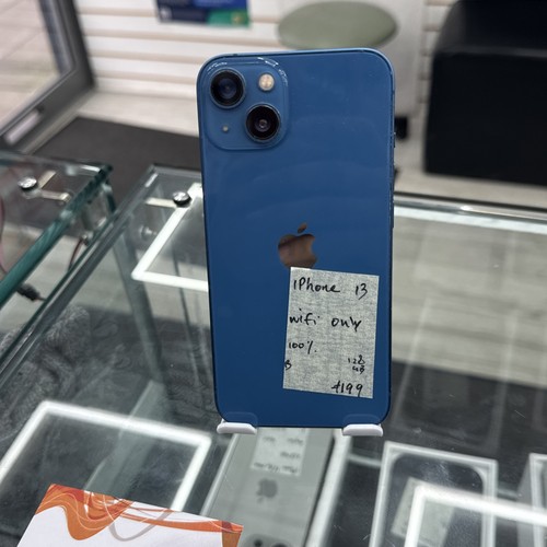 Apple iphone 128gb blue - 13,