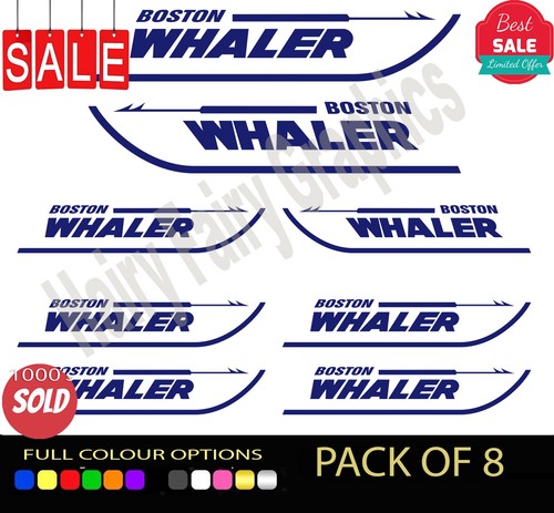 Boston whaler boat - whaler, set