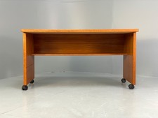 Vintage Teak Compact Desk Retro 1980s Shelving EB10355 MWOO