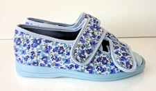 Cosyfeet MILLY Extra Wide Fabric Adjustable Shoes UK 5 NEW