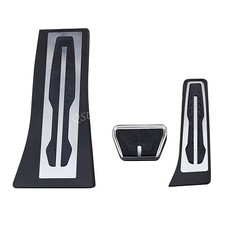 For BMW X5 X6 F15 F16 F85 F86 LHD Steel AT Car Brake Gas Footrest Pedal Cover