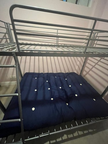 Metal bunk bed frame with - metal,
