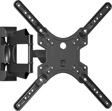 Monitor Tv Arm Mount 32-55 inch Screens Curved Swivel Tilt Wall Bracket