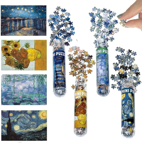Pack mini jigsaw puzzles - 4,