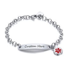 Personalized medical bracelet - personalized,