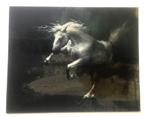 Original art painting - art, white