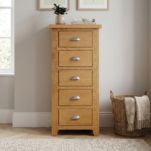Cheshire chest drawers oak - chest,