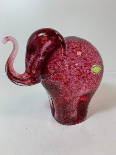 Wedgwood glass elephant - elephant, large