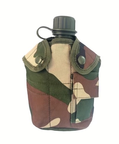 Military water flask - flask, pouch