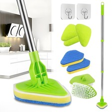 Multifunctional Bathroom Mop Bath Shower Tile Cleaning Kit Floor Cleaner Tools