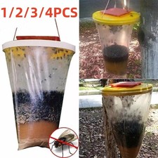 4PCS Red Top Fly Trap Bag