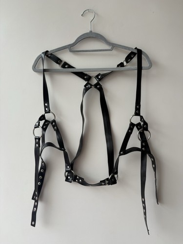Faux leather harness - leather,