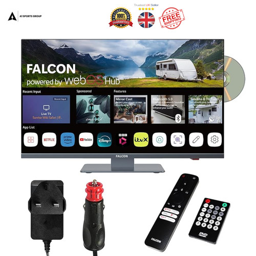 Falcon smart webos - 22", dvd