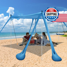 Beach Canopy Tent Sun Shade w/
