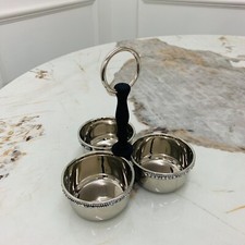 Glitz Silver Plated 3 Nuts