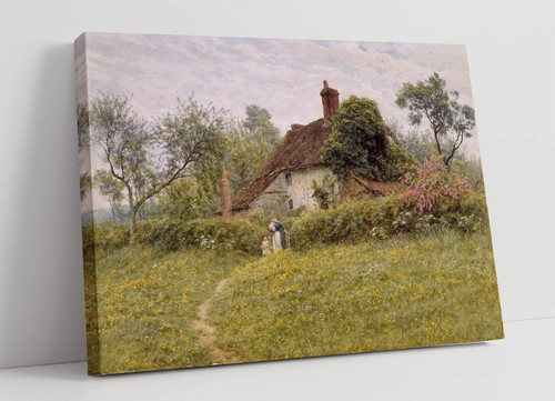 Helen allingham old cottages - allingham,,