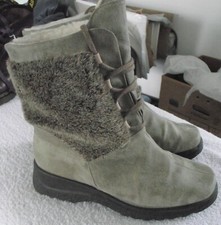 ROHDE - BEIGE SYMPATEX WOOL LINED WINTER WATERPROOF BOOTS - SIZE 4 - EXCELLENT