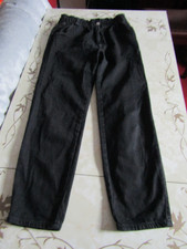 Women's Falmer Heritage Casual Black Jeans Elasticated Waist UK Size 8 leg 27"