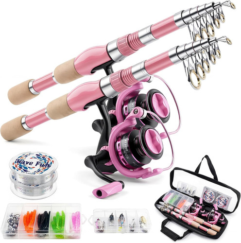 Telescopic fishing rod reel - rod,