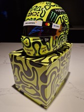 Original 2025 1:2 Scale Racing Helmet Signed By LANDO NORRIS! ACG certified