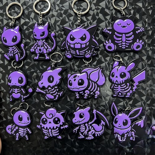 Lilac printed skeleton - lilac,