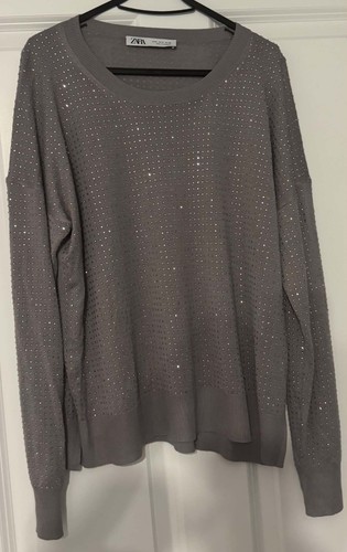 Women grey zara - zara, diamonte