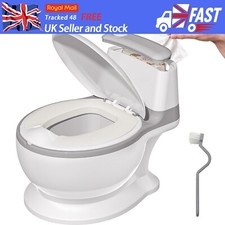 Potty Training Toddler Toilet Seat Real Toilet Potty Chair with Wipes Storage