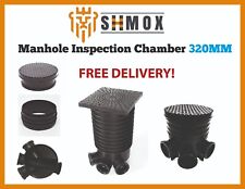 Underground Drainage Manhole Inspection Chamber Set 320MM , Riser, Base, Cover