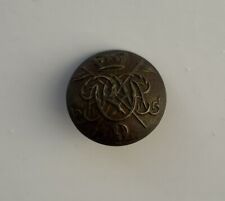 British Army:"9th ROYAL LANCERS BRASS BUTTON" (Small, 18mm,  Victorian Pre 1901)