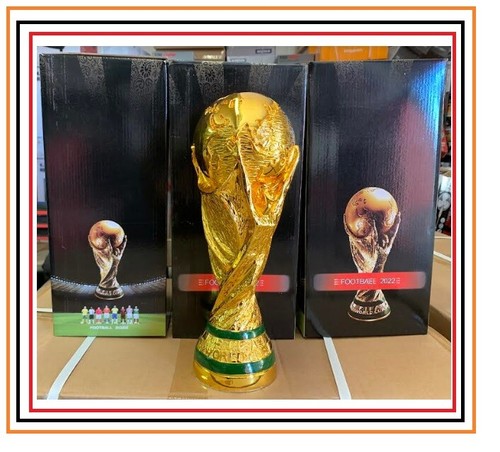 Gold finish replica trophy - replica, cup