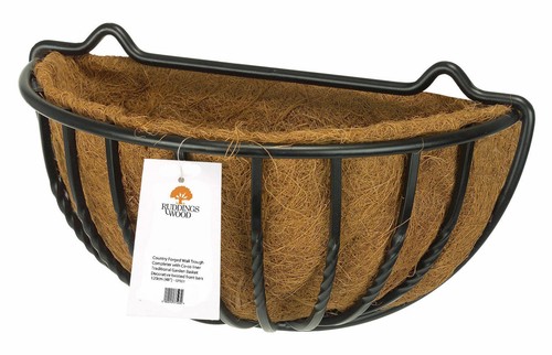 Wall mounted basket planter - wall,
