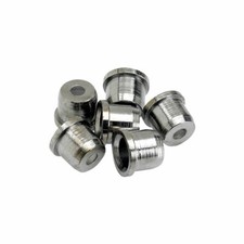 Fender American Standard Telecaster String Ferrules Set of 6 (Chrome)