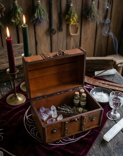 Large rustic wooden - rustic, witchy