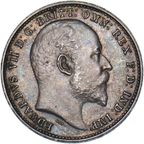 1907 maundy fourpence - fourpence,