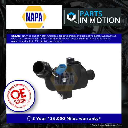 Coolant thermostat fits audi - thermostat,