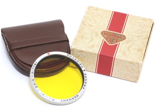 Vintage rollei filter yellow - vintage,