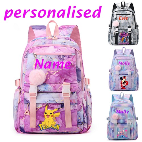 Personalised school backpack - school,