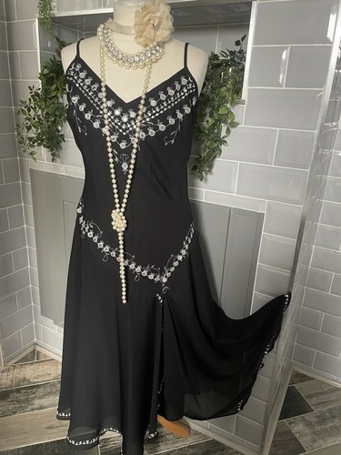 Black silver drop - black, 1920s