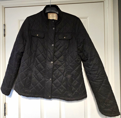 Fat face womens - black, quilted