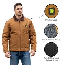 John deere men brown - john,
