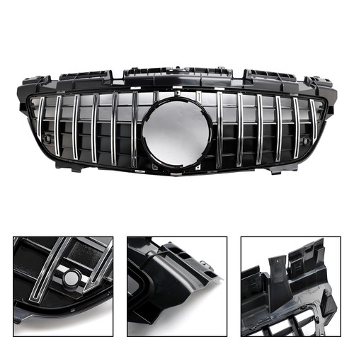 Chrome front radiator grill - front,