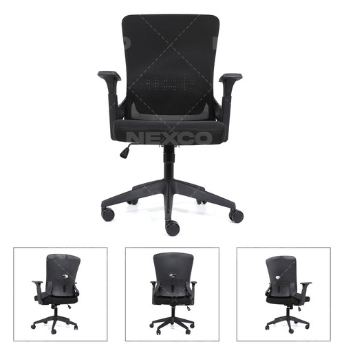 Black ergonomic home office - ergonomic,