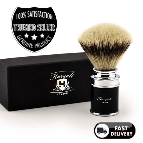 Synthetic shaving brush black - shaving,