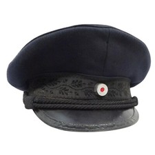 WW1 GERMAN VISOR CAP OFFICER UNIFORM JACKET HAT WW2 US MILITARY VET ARMY ESTATE