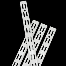 Twin Slot Uprights White