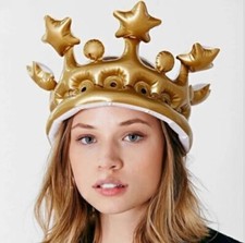 Inflatable Adult Crown Street Party Fun Prop Decoration Fancy Dress - Coronation