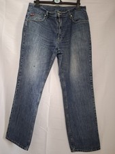 Lee Cooper Blue Mens Jeans W34 L30, Button and Zip Fastening