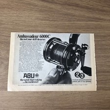 GUNS144 MAGAZINE ADVERT 6X9 THE ABU AMBASSADEUR 6000C