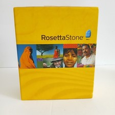 Rosetta Stone Spanish level 1,2,3 with headphone 2007 CD-ROM